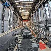 Bâtiment de station de pompage modulaire avec un enclos en structure métallique pour les projets municipaux et industriels d'assainissement et d'approvisionnement en eau