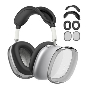 Coque pour casque en Silicone Transparent de haute qualité pour <span class=keywords><strong>AirPods</strong></span> <span class=keywords><strong>Max</strong></span> housse de protection pour écouteurs en TPU transparent pour <span class=keywords><strong>Apple</strong></span> <span class=keywords><strong>AirPods</strong></span> <span class=keywords><strong>Max</strong></span> - Product Image 3