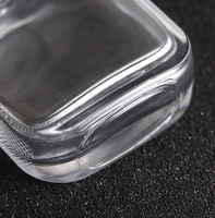 Bouteille de parfum en verre transparent haut de gamme 100ml 50ml 30ml avec couvercle de pulvérisateur à pompe Wx-37 bouteille vide de vaporisateur de sous-emballage