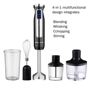 Mixeur Plongeant Électrique Multifonctionnel 4-en-1 à Vitesse Variable et Commande par Bouton Poussoir pour Usage Domestique - Product Image 5