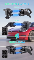 Adaptateur JET CCS2 vers Chaedemo, prise 250A DC Combo2 pour Tesla Model 3/X/S, nouveau 250KW