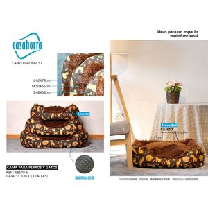 Set Cuccia per Animali Casahorra 3 Misure L M S Impermeabile Antiscivolo per Cani e Gatti - Product Image 1