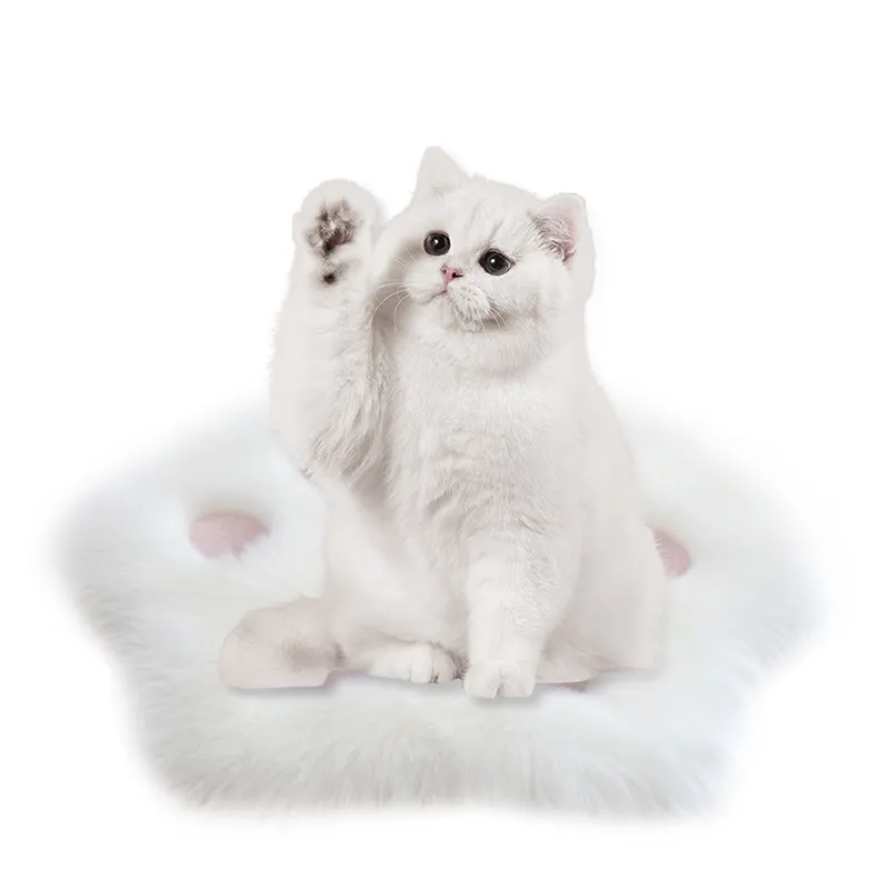 Colchão pet adequado para cães pequenos e gatos, super macio cat paw pad lavável e antiderrapante dog pad confortável almofada de dormir