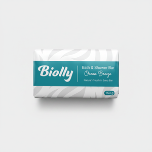 สบู่ก้อนไบโอลลี่ โอเชียน บรีซ 150 กรัม - สูตรพิเศษ pH สมดุล ปกป้องผิวทุกวัน - Product Image 2