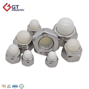 Cao Cấp Thép Không Gỉ 304 Nylon Chèn Din986 Hex Mái vòm Nut Chống Ăn Mòn Khóa Nut - Product Image 4