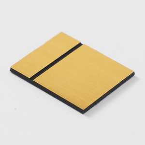 ABS صفيحة بلاستيكية مزدوجة اللون بطبقتين من الذهب لنحت نقش نقش مزدوج اللون شارة لافتة إعلانية - Product Image 3