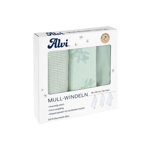 Alvi Mull Windel Bio Baumwolle Peluche 3 Stück - Product Image 1