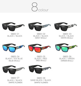 Lunettes de soleil de sport GCOTX, lunettes de soleil de marque rétro, vente en gros, verres carrés polarisés, protection UV pour hommes, moto - Product Image 2