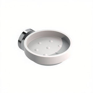 Jabonera Mod Class Chrome 10 X 5 X 11.8 Cm de montaje en pared para uso en el baño - Product Image 3