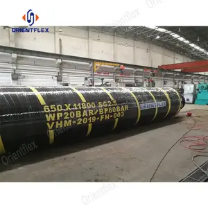 8 Inch 24 Inch 10 Inch 700Mm Rubber Flexible Floating Dredging Discharge Hose 18"6 Inch For Dredging
