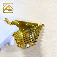 Pied de canapé triangulaire en cône doré haut de gamme pour table basse, lit et canapé – Fabricant de fournitures de luxe