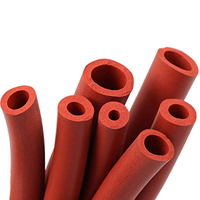 Tube en silicone souple rouge/noir, flexible, résistant à la chaleur, en mousse, pour la protection des câbles du guidon, modèle anti-rayures