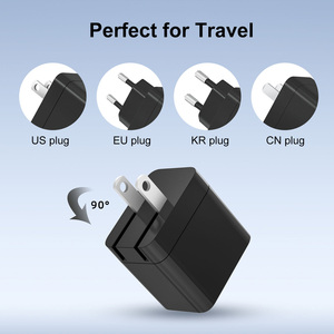 Bán buôn 30 Wát 2 trong 1 sạc nhanh pd3.0 QC USB-A Type-C tường pin sạc Phụ kiện điện thoại cho <span class=keywords><strong>Anker</strong></span> Dell Asus Power <span class=keywords><strong>Adapter</strong></span> - Product Image 4