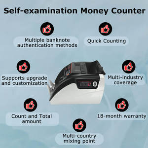 Compteur d'argent MC5800 avec écran LED UV/MG, machine de comptage multi-devises, détecteur de billets pour <span class=keywords><strong>USD</strong></span>/<span class=keywords><strong>EUR</strong></span>/IQD/TRY, compteur de haute précision - Product Image 5