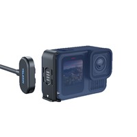 Câble de charge magnétique pour GoPro Hero 13 12 11 10 9, cordon d'alimentation traversant le capot de la batterie pour accessoires de caméra d'action