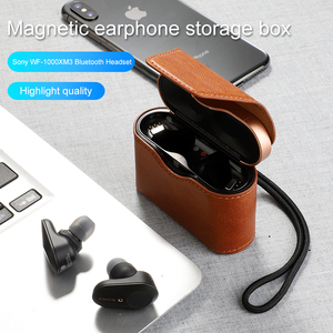 เคสกระเป๋าสำหรับชาร์จไร้สาย,หูฟังแบบแม่เหล็กปิดหูสำหรับ <span class=keywords><strong>Sony</strong></span> <span class=keywords><strong>Wf</strong></span>-<span class=keywords><strong>1000xm3</strong></span>หูฟังเอียร์บัดหูฟังกระเป๋าใส่ - Product Image 6