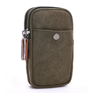 Bolsa de Lona Moderna e Informal, Riñonera para Hombre, Monedero, Bolsa para Teléfono Móvil, Varios Colores Disponibles, Venta al Por Mayor de Fábrica - Product Image 5