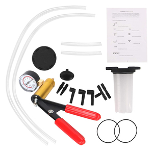 Brake <strong>Clutch</strong> Fluid Power Steering Fluid <strong>Bleeding</strong> System Tester <strong>Tools</strong> 16PCS Hand Vacuum Pump Brake Bleeder <strong>Tools</strong> Kit - Product Image 2