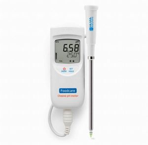 HANNA HI99165 pH-mètre portable pour fromage avec corps en acier inoxydable - Plage de pH de -2,00 à 16,00 et résolution de 0,01 pH - Product Image 5