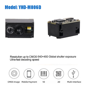 جودة عالية مصغرة 2D CMOS ثابتة جبل ، Qr رمز ماسح وحدة المسح الضوئي محرك مع لوحة التطوير - Product Image 2