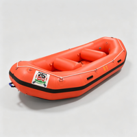 Bateau pneumatique R4 de 3,65 m (12 pieds) pour 6 personnes, durable, certifié CE, pour la série des coupes de rafting mondial 2026, Championnats africains, blanc