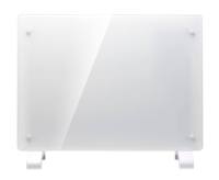 Radiateur électrique 2-en-1 à surface en verre noir, autoportant et mural, pour économie d'énergie, idéal pour la maison et les espaces commerciaux