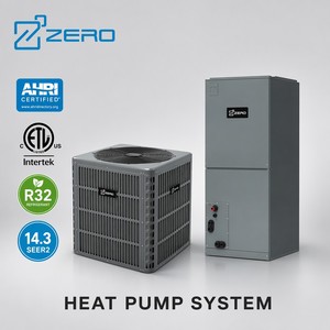 Bomba de Calor ZERO con Manejador de Aire Vertical AHU R32 14.3 SEER2 24V Compatible con Termostato, Suministro al por Mayor, Alta Eficiencia 18 - Product Image 1