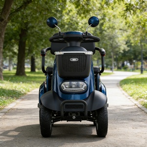 Scooter électrique spacieux et ventilé / Moteur 500W / Batterie au plomb-acide / Avec dossier de siège pour les déplacements Boom - Product Image 1