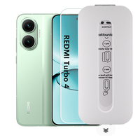 Protection d'écran en verre trempé pour téléphone, application facile sans poussière, personnalisable en gros, pour Xiaomi Redmi Turbo 4 Pro