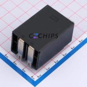 HC-10.16-2*2AW-05 Wire-to-Board Pin Header Bent Lead Through Hole,P=10.16mm Connector 2x2P 10.16mm Right Angle Insert 4P - Product Image 2