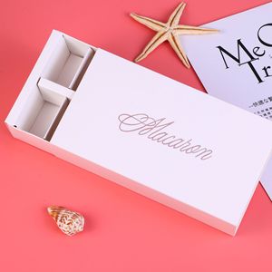 Boîte de chocolat <span class=keywords><strong>macaron</strong></span> personnalisé bon <span class=keywords><strong>prix</strong></span> boîtes d'emballage biodégradables de luxe pour bonbons biscuits avec inserts - Product Image 4