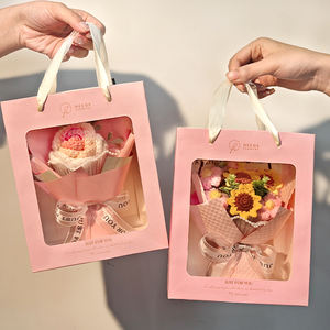 ช่อดอกไม้ไหมพรมถักมือ <span class=keywords><strong>ดอก</strong></span><span class=keywords><strong>ทานตะวัน</strong></span>และดอกกุหลาบ ของขวัญคริสต์มาสที่ดีที่สุดสำหรับเพื่อนสาว ของที่ระลึกวันเกิด ของประดับตกแต่งคริสต์มาส - Product Image 1