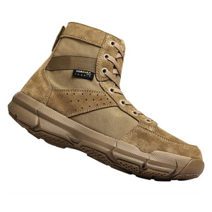 Bonne Qualité Bois Chaussures Hommes Bottes Militaires <span class=keywords><strong>de</strong></span> <span class=keywords><strong>Combat</strong></span> Bottes Marron - Product Image 3