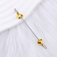 Perles focales en silicone et PVC pour la création de tiges perlées DIY en forme de cœur, de gourde, de fleur, d'étoile, accessoire de porte-clés en métal, tige perlée