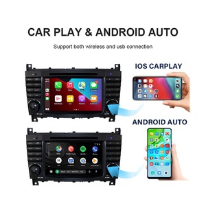 Reproductor de DVD <span class=keywords><strong>para</strong></span> Auto de 7 Pulgadas con Pantalla IPS de 4 Núcleos, WIFI, GPS, <span class=keywords><strong>Android</strong></span>, Estéreo <span class=keywords><strong>para</strong></span> Auto de 2 Din, Audio <span class=keywords><strong>para</strong></span> Auto <span class=keywords><strong>para</strong></span> MERCEDES C W203 CLC 2004-2008 - Product Image 2