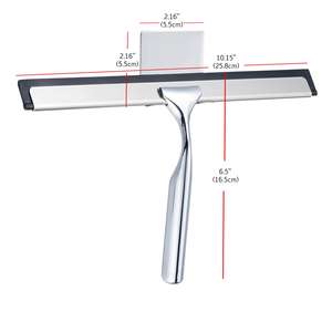 Ruitenwisser Met 3M Haak Douche Rakel Fabriek Rvs Met Rubber Blad - Product Image 3