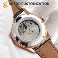 Montres automatiques avec logo personnalisé, 41 mm, acier inoxydable 316L, étanches 5 ATM, date, jour, calendrier, montre-bracelet mécanique pour homme OEM
