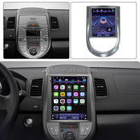 Radio navigasi mobil Android 10 32/64GB, Radio FM GPS navigasi Multimedia untuk KIA Soul 2008-2011
