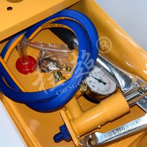 Werkseitiges Sanitär werkzeug PPR/PE TH25A 2,5 MPa manuelle Rohrleitung druck prüf pumpe - Product Image 4