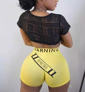 Shorts de Yoga de Nuevo Estilo, Shorts de Moda para Mujer, Shorts de Cintura Alta para Mujer, Shorts Sin Costuras, Pantalones Cortos Tipo Leggings - Product Image 2