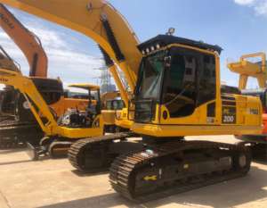 Excavatrice Komatsu d'occasion à prix de vente exceptionnel, Caterpillar PC200, 20 tonnes, avec peu d'heures de travail, en stock - Product Image 5