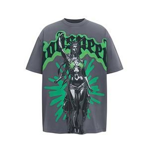 Camisetas Unisex Personalizadas con Impresión OEM, 100% Algodón, Camisetas Blancas Lisas, Estilo Casual, Manga Corta, Corte Holgado, Impresión de Logotipo - Product Image 4