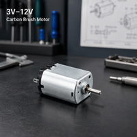 Moteur micro DC plat personnalisé 030, haute vitesse, à balais en carbone, 3V 5V 6V 12V, conforme RoHS, mini moteur brossé pour appareil photo et jouet électrique