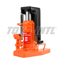 Cric hydraulique manuel TOYO-INTL HTL avec levage à l'aide des pieds - Cric industriel robuste de 50 tonnes