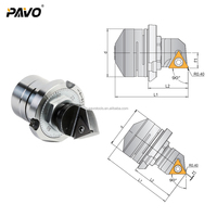 Tête d'unité de perçage fin en acier rapide micro-réglable PAVO Tools, diamètre minimum 25,5 mm, pour fraiseuse et usinage CNC