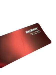 En Stock en EE. UU., Envío Gratis, Vinilo para Automóviles, Película PET Mate Electrochapada Rojo Romano, Cobertura Completa de la Pintura del Vehículo, Elástica - Product Image 2