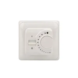 Thermostat de plancher chaud Bouton thermostat de chauffage mécanique pour chauffage électrique et de l'eau par le sol