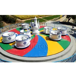 36 Seats Fairground Attraction Amusement Park Supplies Kids Rides Rotate Tea Cup Rides And Saucer In China For Sale