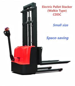 Harga Murah 1 Ton Forklift Mini Elektrik Penuh Otomatis, Kapasitas Angkut Beban Sendiri, Motor DC Biaya Rendah, Produsen Truk Pallet - Product Image 1