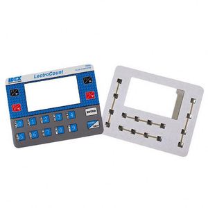Clavier à membrane souple en PET avec superposition de membrane graphique personnalisée pour panneau de commande d'équipement médical et industriel - Product Image 3